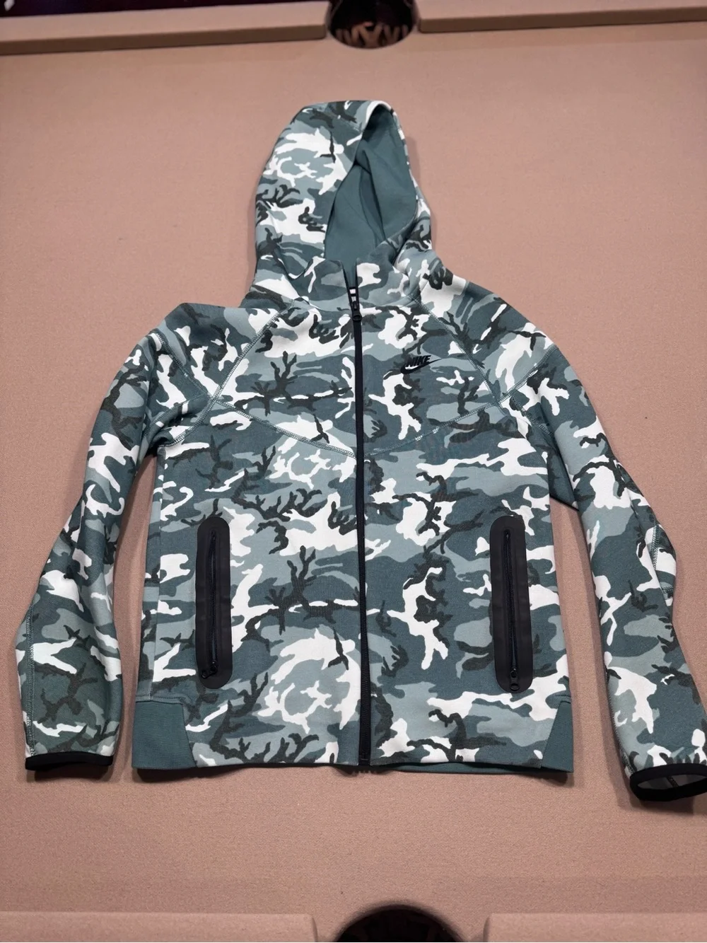 Nike Youth Sportswear Tech Fleece Camo Full-Zip Hoodie